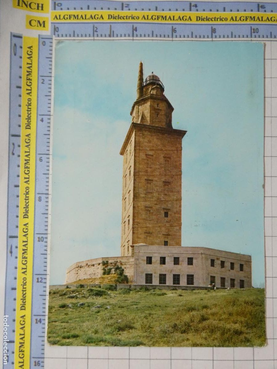 Postales: POSTAL DE LA CORU&Ntilde;A A&Ntilde;O 1964. TORRE DE H&Eacute;RCULES. 4 ALARDE. 694