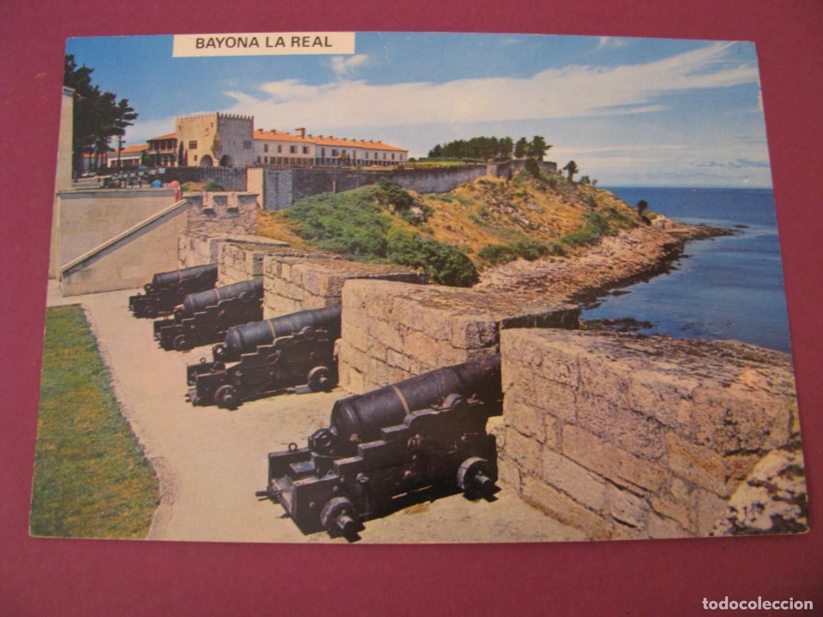 Postales: POSTAL DE BAYONA LA REAL. MURALLAS Y PARADOR NACIONAL CONDE DE CONDOMAR. POSTALES FAMA.