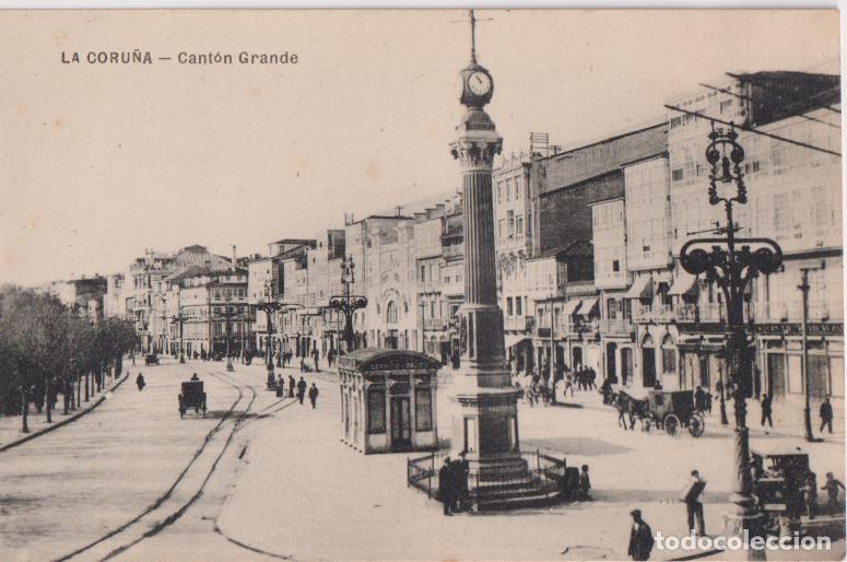 Postales: LA CORU&Ntilde;A, CANT&Oacute;N GRANDE &ndash; CLICH&Eacute; M.ARRIBAS &ndash; S/C