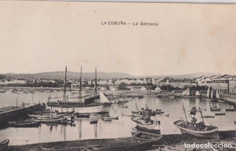 Postales: LA CORU&Ntilde;A, LA D&Aacute;RSENA &ndash; CLICH&Eacute; M.ARRIBAS &ndash; S/C