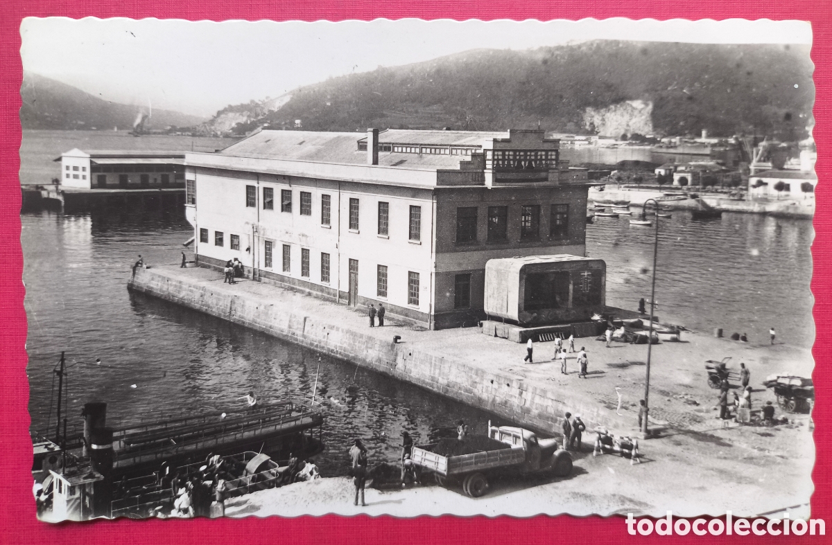 Postales: FERROL EL PUERTO POSTAL FOTOGR&Aacute;FICA A CORU&Ntilde;A C. 1955