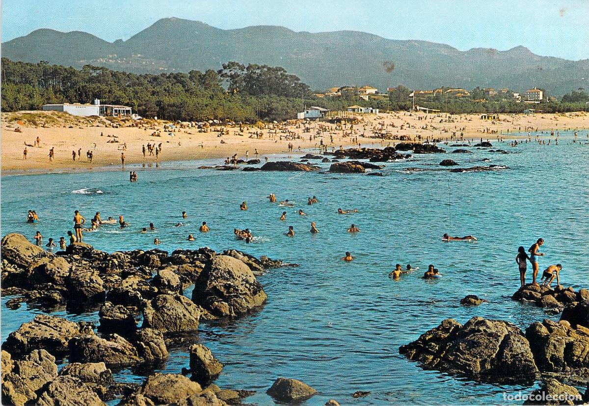 Postales: Postal de la Playa de Samil en Vigo, Galicia
