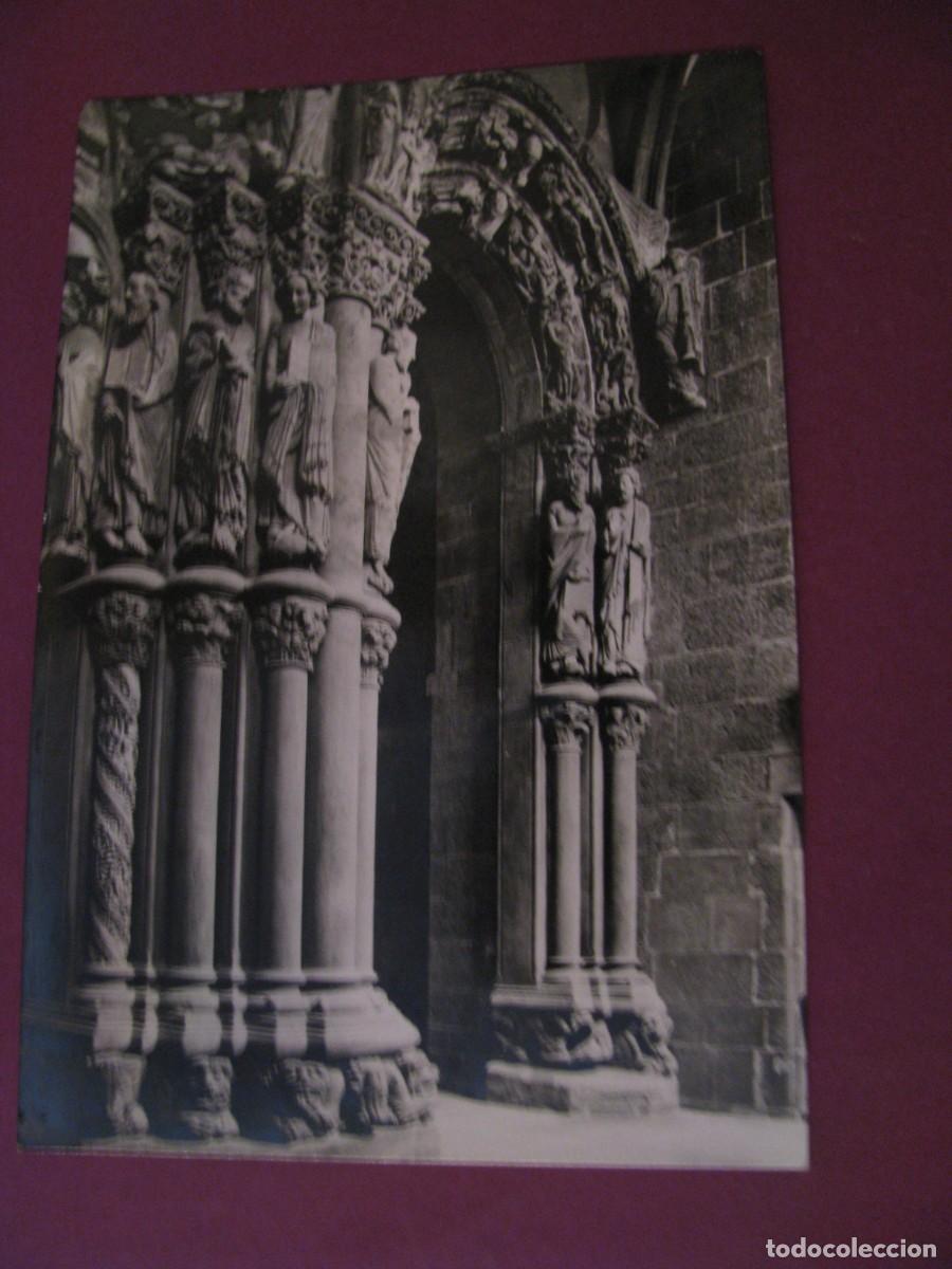 Postales: POSTAL FOTOGRAFICA DE SANTIAGO DE COMPOSTELA. PORTICO DE LA GLORIA. GRUPO DE LOS APOSTOLES.