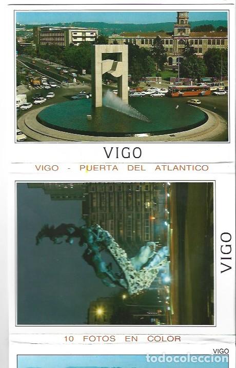 Postales: LIBRO FLEXO CON 10 VISTAS DE VIGO