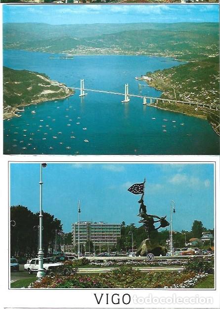 Postales: LIBRO FLEXO CON 10 VISTAS DE VIGO - Foto 7