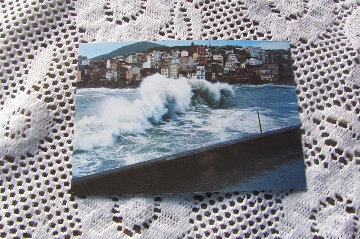 Postales: Postal n&ordm; 3724 Galicia. Rompeolas en la Costa