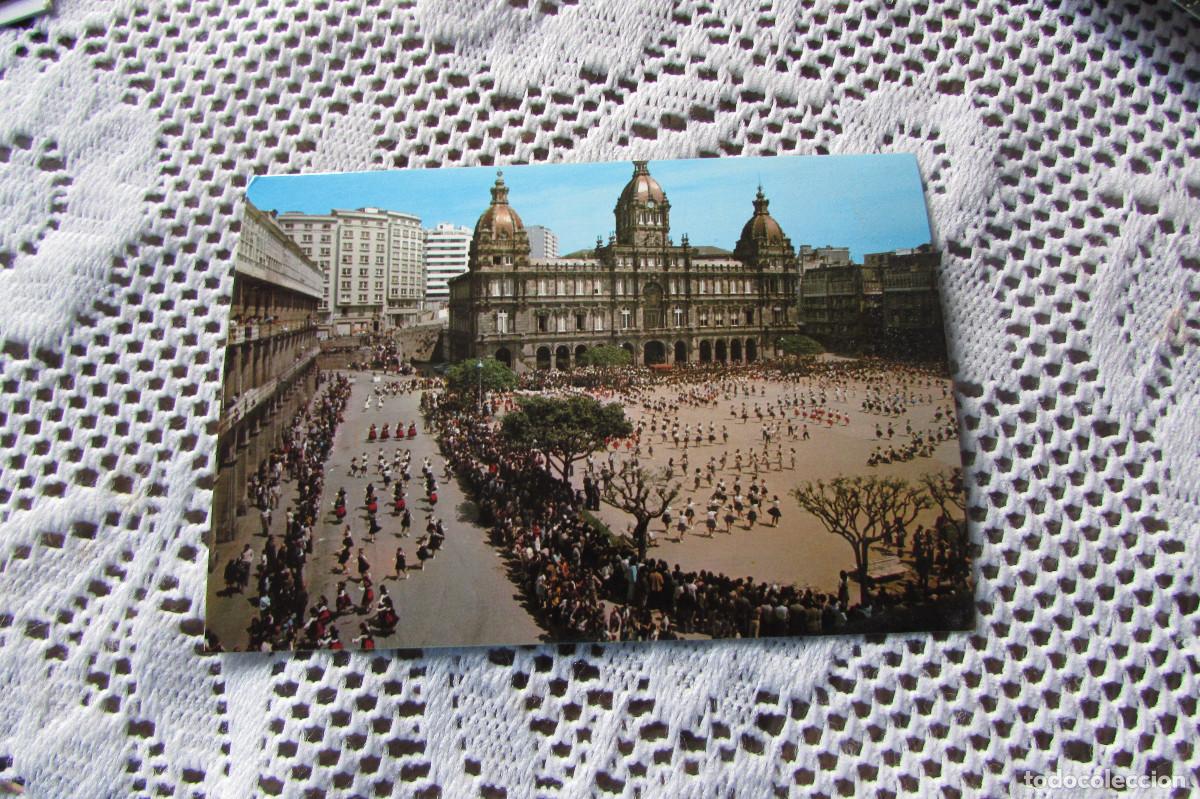 Postales: POSTAL DE LA CORU&Ntilde;A12. AYUNTAMIENTO PLAZA MAR&Iacute;A PITA