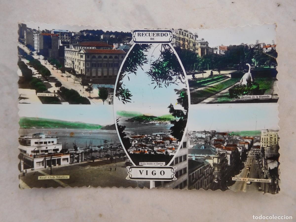 Postales: Postal de Vigo. Varias vistas recuerdo