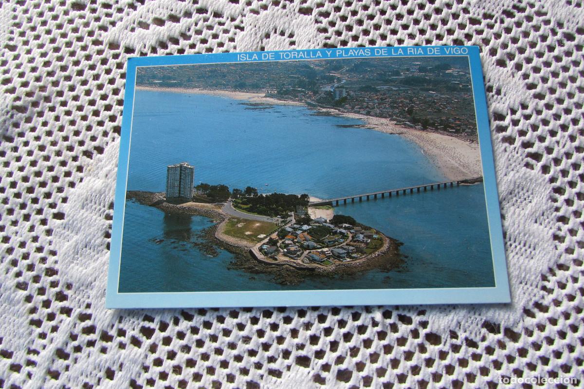 Postales: VIGO (PONTEVEDRA). ISLA DE TORALLA Y PLAYAS DE LA RIA DE VIGO