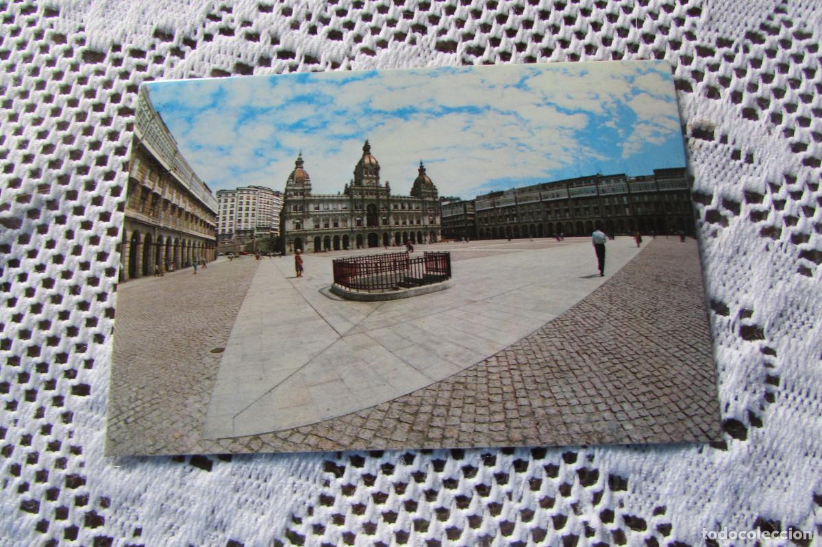 Postales: POSTAL DE LA CORU&Ntilde;A. PLAZA DE MAR&Iacute;A PITA