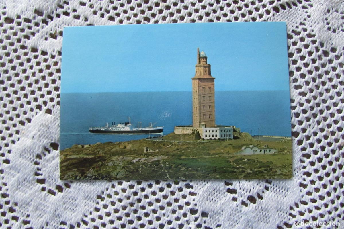 Postales: TARJETA POSTAL. N&ordm; 201. LA CORU&Ntilde;A. FARO DE HERCULES