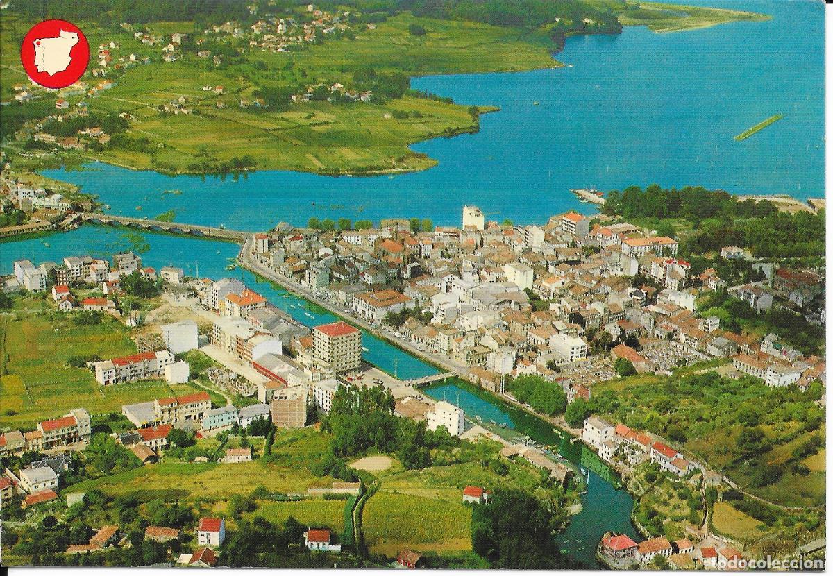 Postales: [POSTAL] Vista a&eacute;rea. Noya (Coru&ntilde;a) A&ntilde;o 1977 (circulada)
