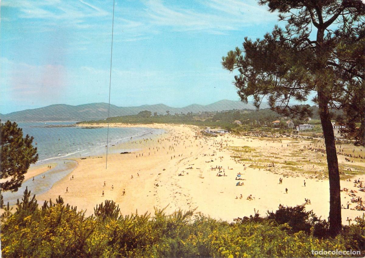 Postales: Postal de la Playa de Samil en Vigo, Galicia