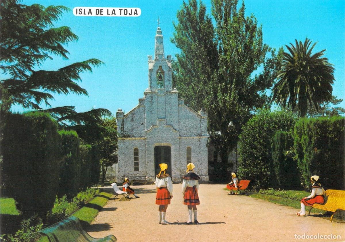 Postales: Postal Capilla de las Conchas en Isla de la Toja Pontevedra