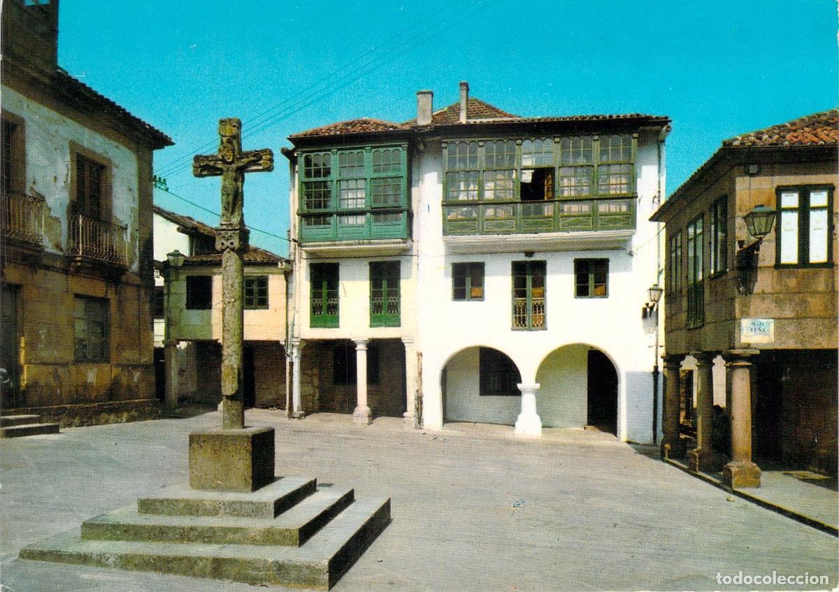Postales: Postal de Pontevedra Rinc&oacute;n T&iacute;pico Plaza de la Le&ntilde;a