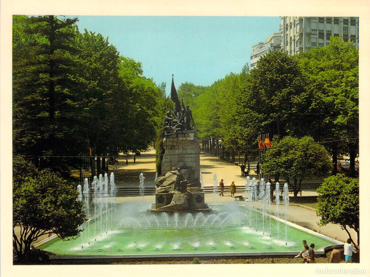 Postais: Postal de Pontevedra, Galicia - Fuente y Alameda