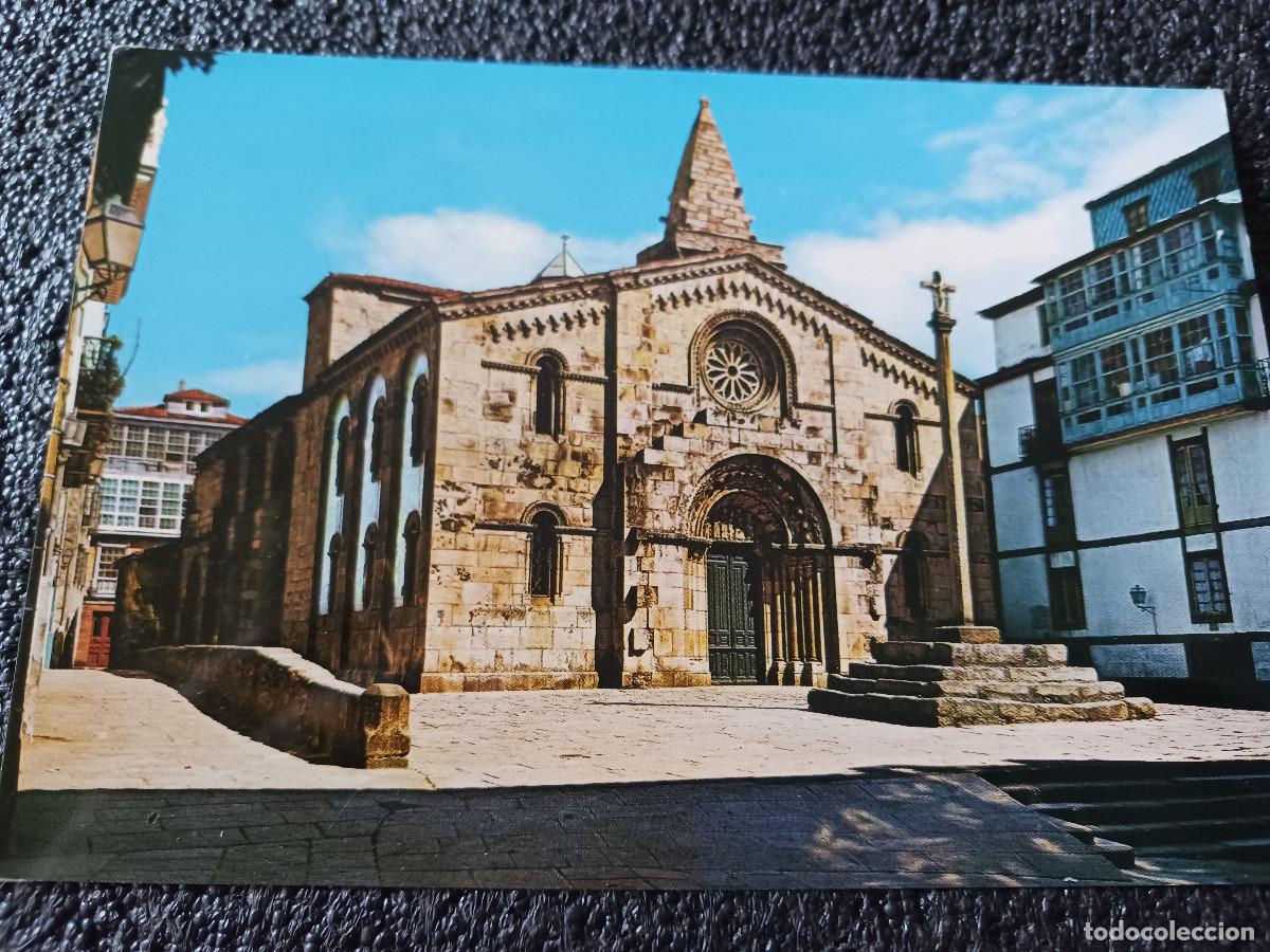 Postales: 28 LA CORU&Ntilde;A, COLEGIATA DE SANTA MARIA, ED. GARRABELLA