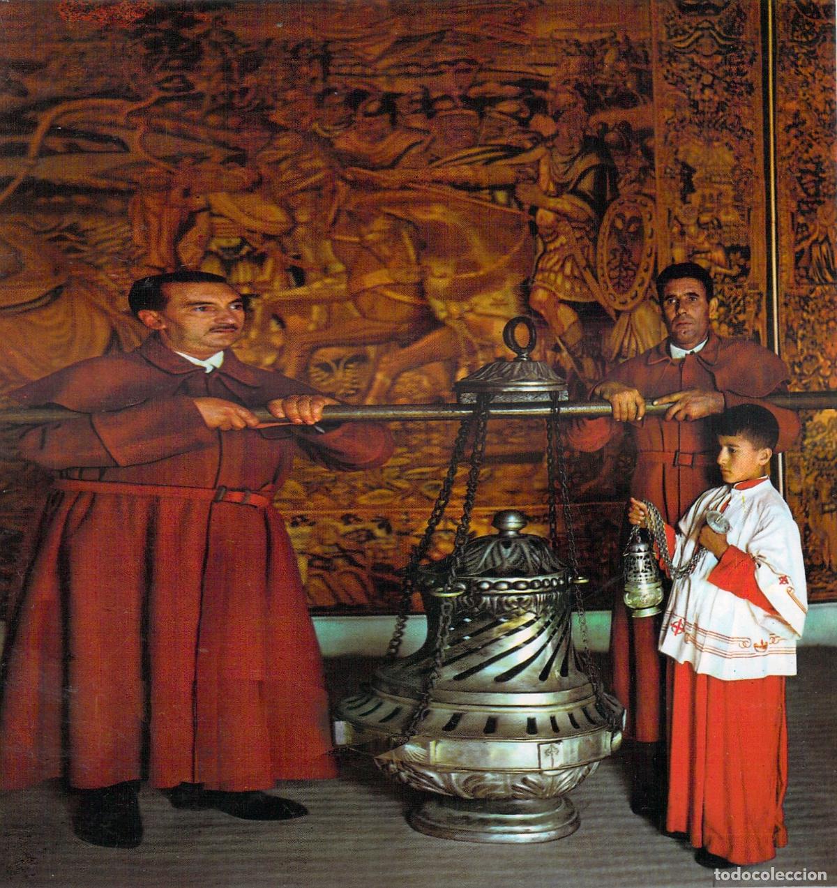 Postales: Postal del Botafumeiro en la Catedral de Santiago de Compostela