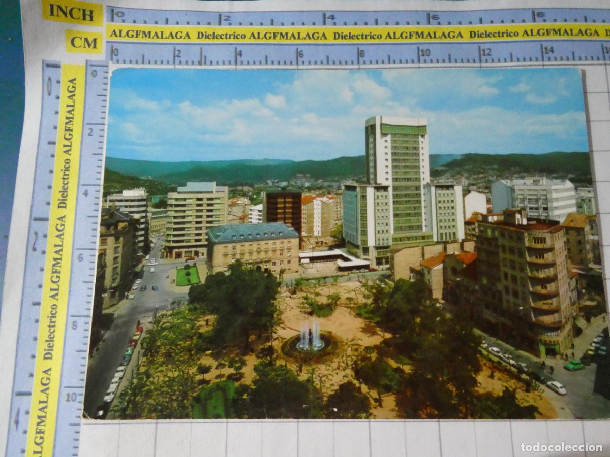 Postales: POSTAL DE ORENSE. A&Ntilde;O 1972. PARQUE DE SAN L&Aacute;ZARO TORRE DE ORENSE 3395 FAMA 2318