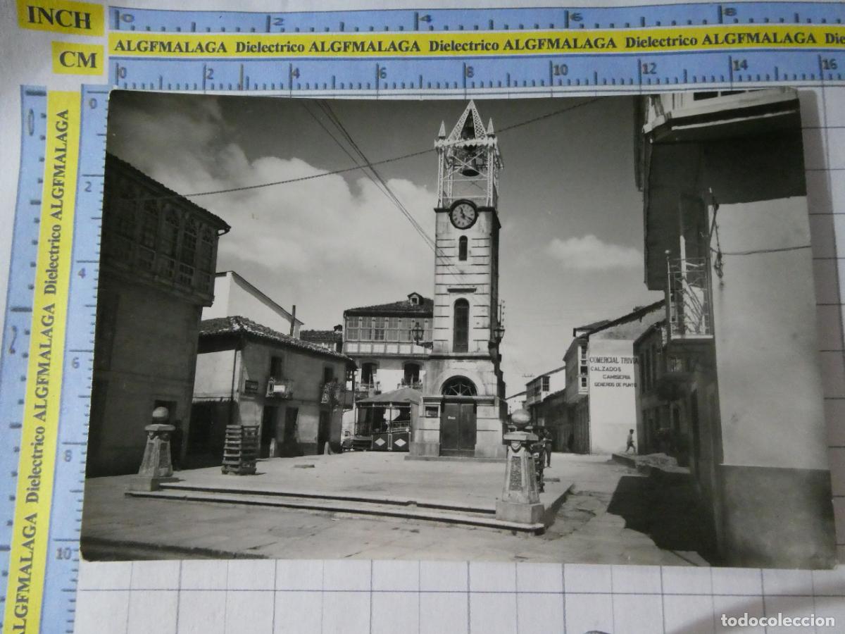 Postales: POSTAL DE ORENSE A&Ntilde;OS 30 50. PUEBLA DE TRIVES. PLAZA DEL RELOJ 1001 LA REGION 2322