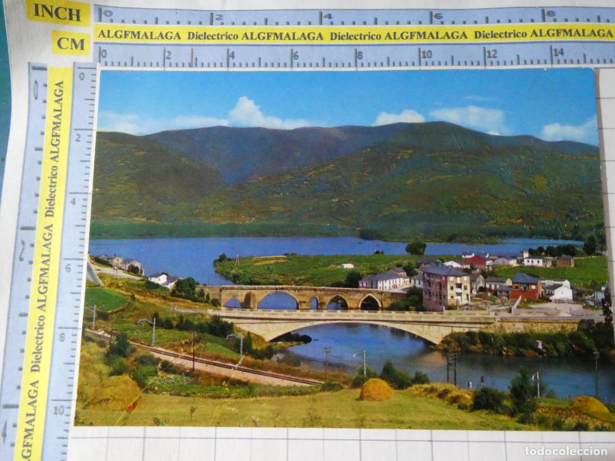 Postales: POSTAL DE ORENSE A&Ntilde;O 1969. LA RUA PUENTES NUEVO Y ROMANO SOBRE EL SIL 2 MAGIN 2326