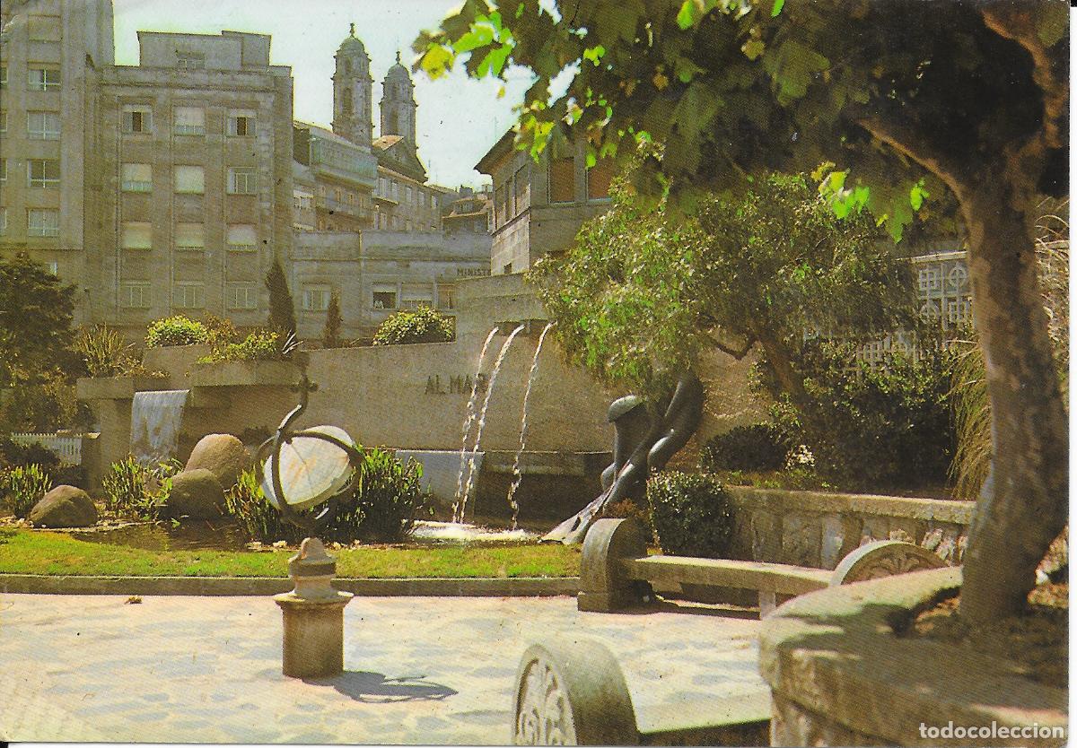 Postales: [POSTAL] Estaci&oacute;n mar&iacute;tima. Estanque al fondo. Vigo (Pontevedra) A&ntilde;o 1979 (circulada)