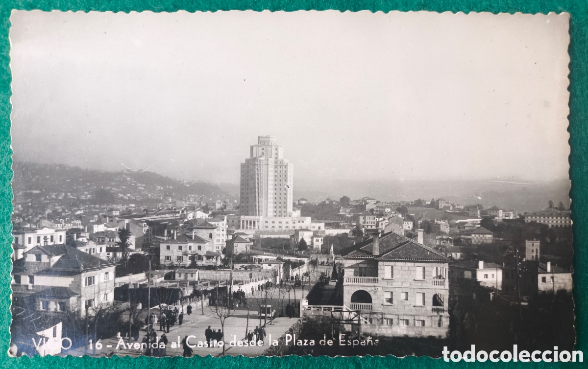 Postales: VIGO AVENIDA POSTAL FOTOGR&Aacute;FICA PONTEVEDRA GALICIA C. 1955
