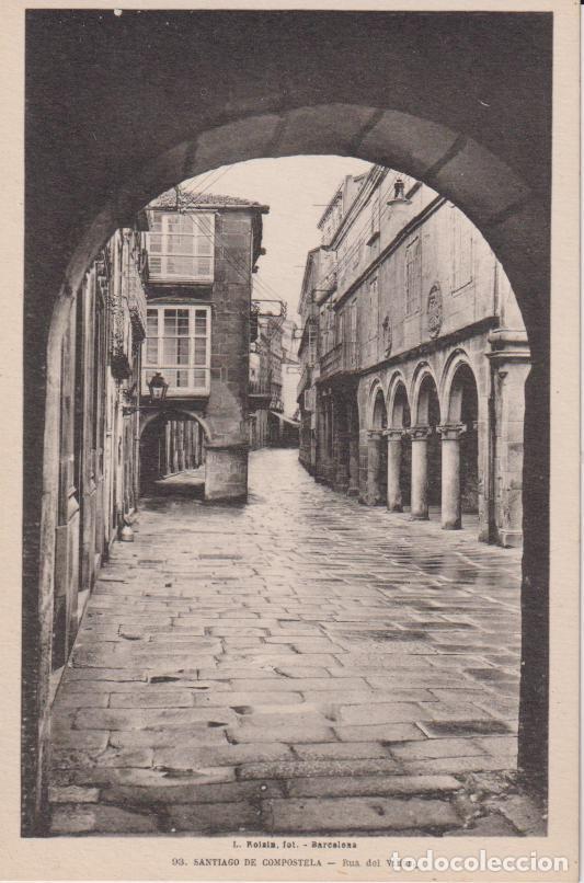 Postales: SANTIAGO DE COMPOSTELA, RUA DEL VILLAR &ndash; L.ROISIN N&ordm;93 &ndash; S/C