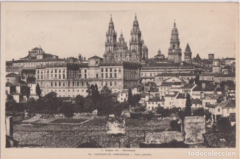 Postales: SANTIAGO DE COMPOSTELA, VISTA PARCIAL &ndash; L.ROISIN N&ordm;81 &ndash; S/C