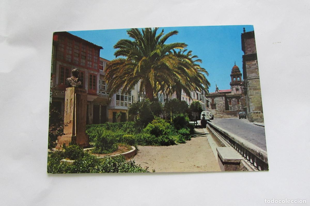 Postales: CELANOVA N&ordm; 4 MONUMENTO AL POETA Manuel Curros Enr&iacute;quez