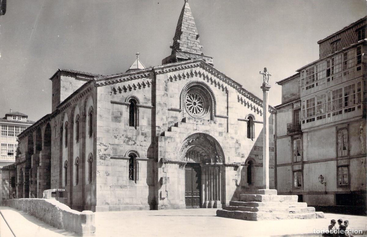 Postales: Postal Iglesia de Santa Mar&iacute;a del Campo, La Coru&ntilde;a