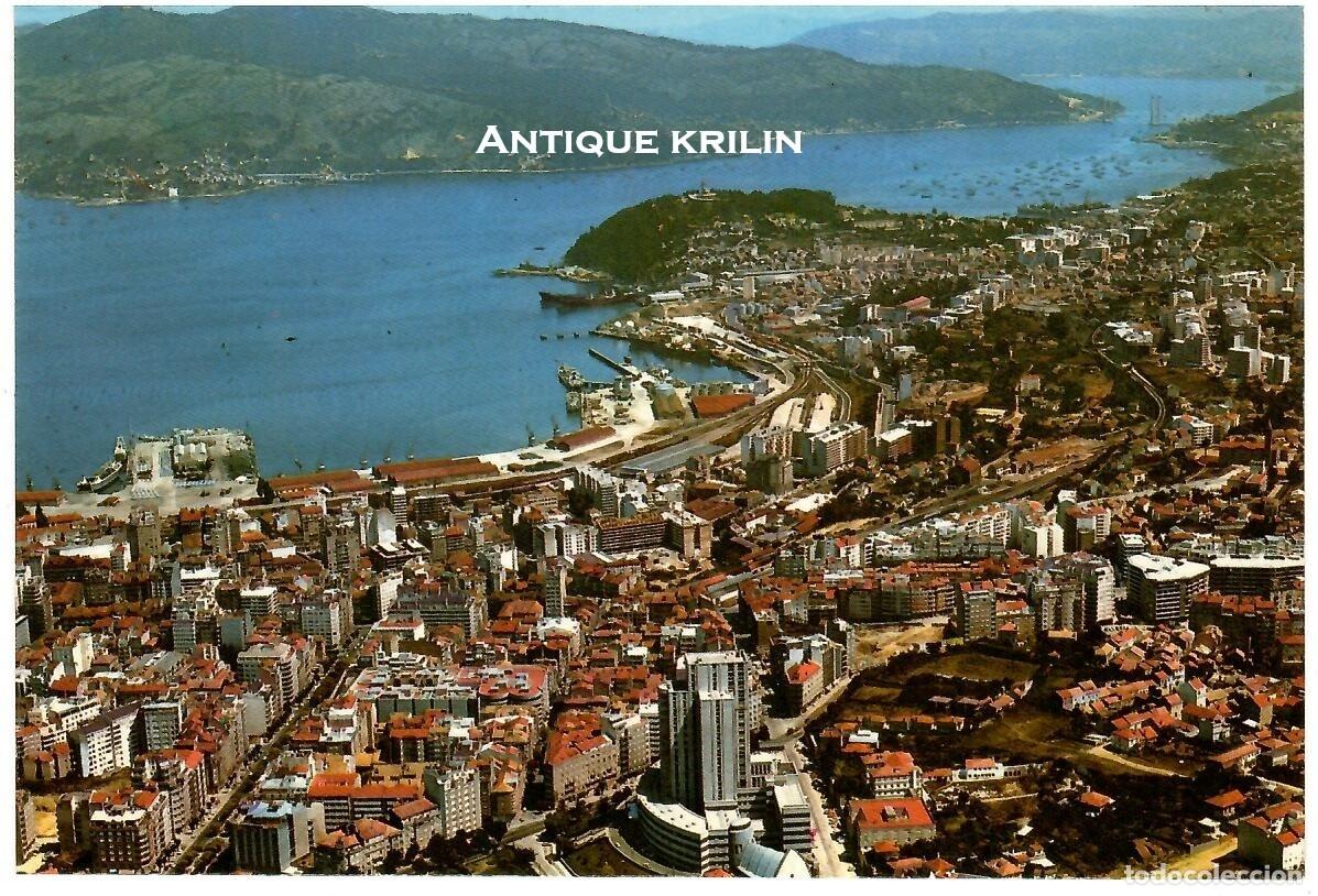 Postales: VIGO N&ordm; 3155 VISTA AEREA / EDICION POSTALES FAMA / SIN FRANQUEAR