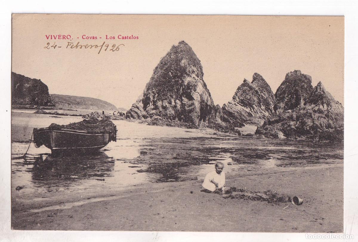 Postales: POSTAL. VIVERO. VIVEIRO. COVAS. LOS CANTELOS. LUGO. CIRCULADA EN 1926