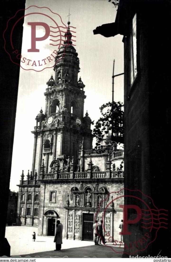 Postales: SANTIAGO DE COMPOSTELA CATEDRAL TORRE DEL RELOJ GALICIA ESPA&Ntilde;A ESPAGNE