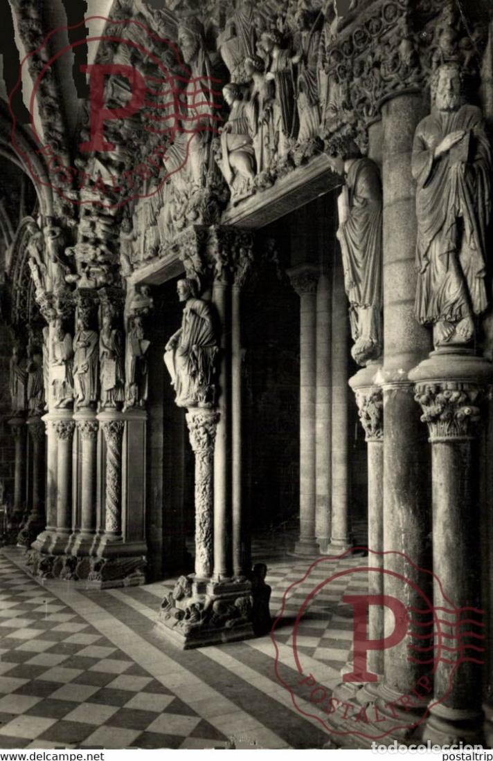 Postales: SANTIAGO DE COMPOSTELA CATEDRAL PORTICO DE LA GLORIA SIGLO XII MAESTRO MATEO GALICIA ESPA&Ntilde;A ESPA