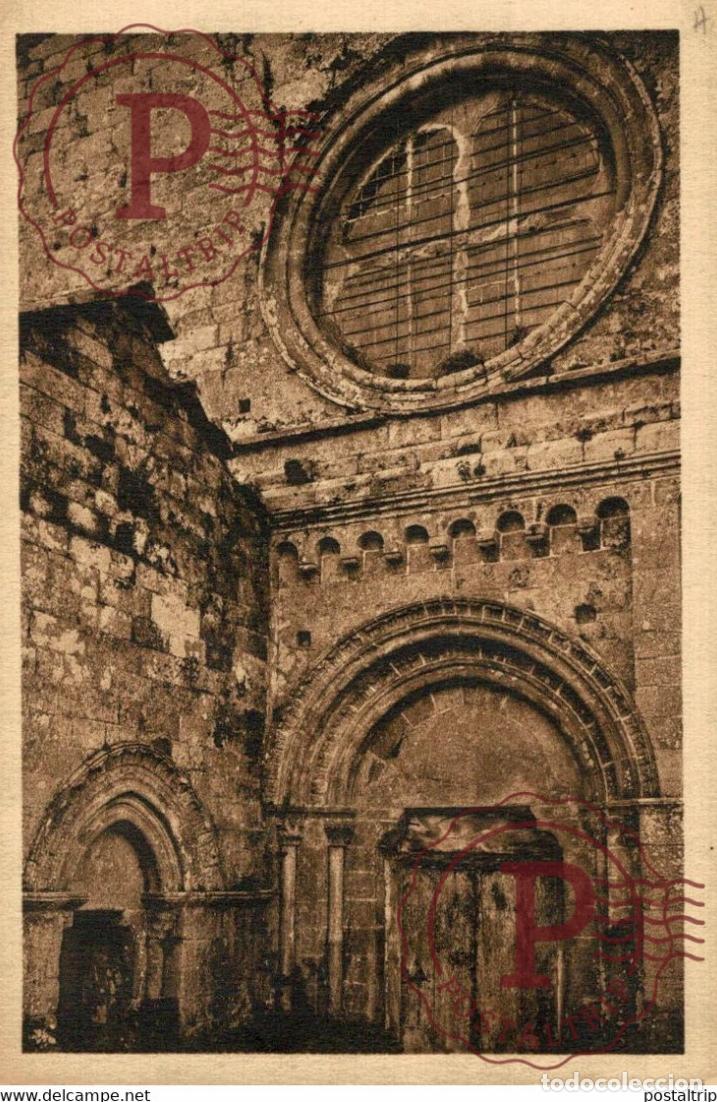 Postales: MONASTERIO DE OSERA PORTADA ROM&Aacute;NICA DE LA IGLESIA Y CAPILLA PRIMITIVA SIGLO XII GALICIA ESPA&Ntilde;A ES