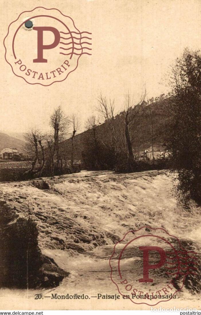 Cartoline: MONDO&Ntilde;EDO PAISAJE EN PONTEPOUSADA GALICIA ESPA&Ntilde;A ESPAGNE