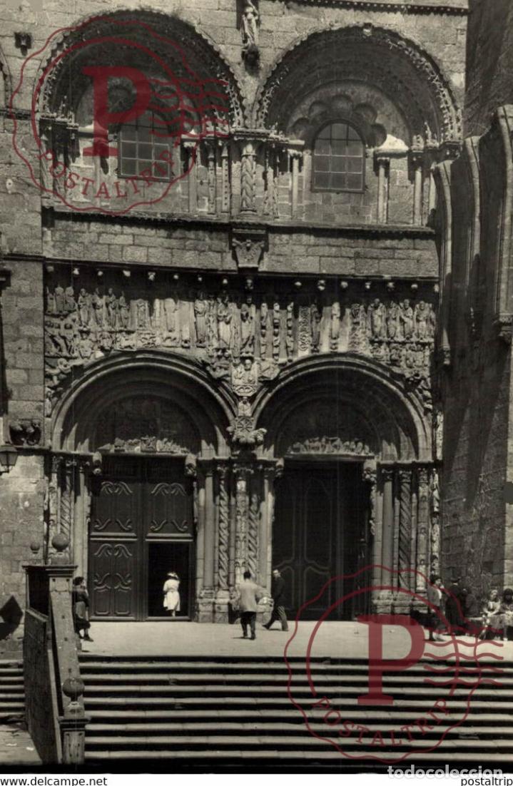 Cartoline: SANTIAGO DE COMPOSTELA CATEDRAL FACHADA DE LAS PLATERIAS GALICIA ESPA&Ntilde;A ESPAGNE