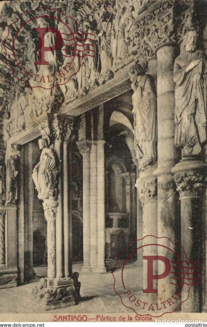 Cartoline: SANTIAGO PORTICO DE LA GLORIA GALICIA ESPA&Ntilde;A ESPAGNE