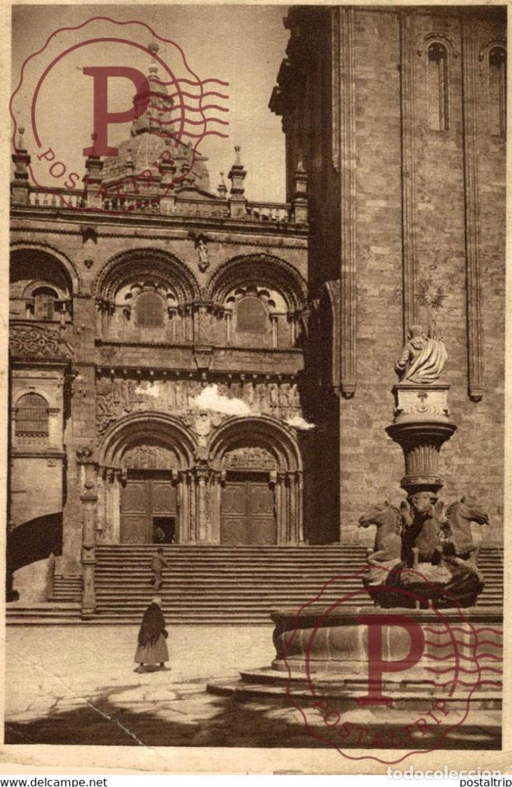 Cartoline: SANTIAGO CATEDRAL FACHADA DE LAS PLATERIAS GALICIA ESPA&Ntilde;A ESPAGNE