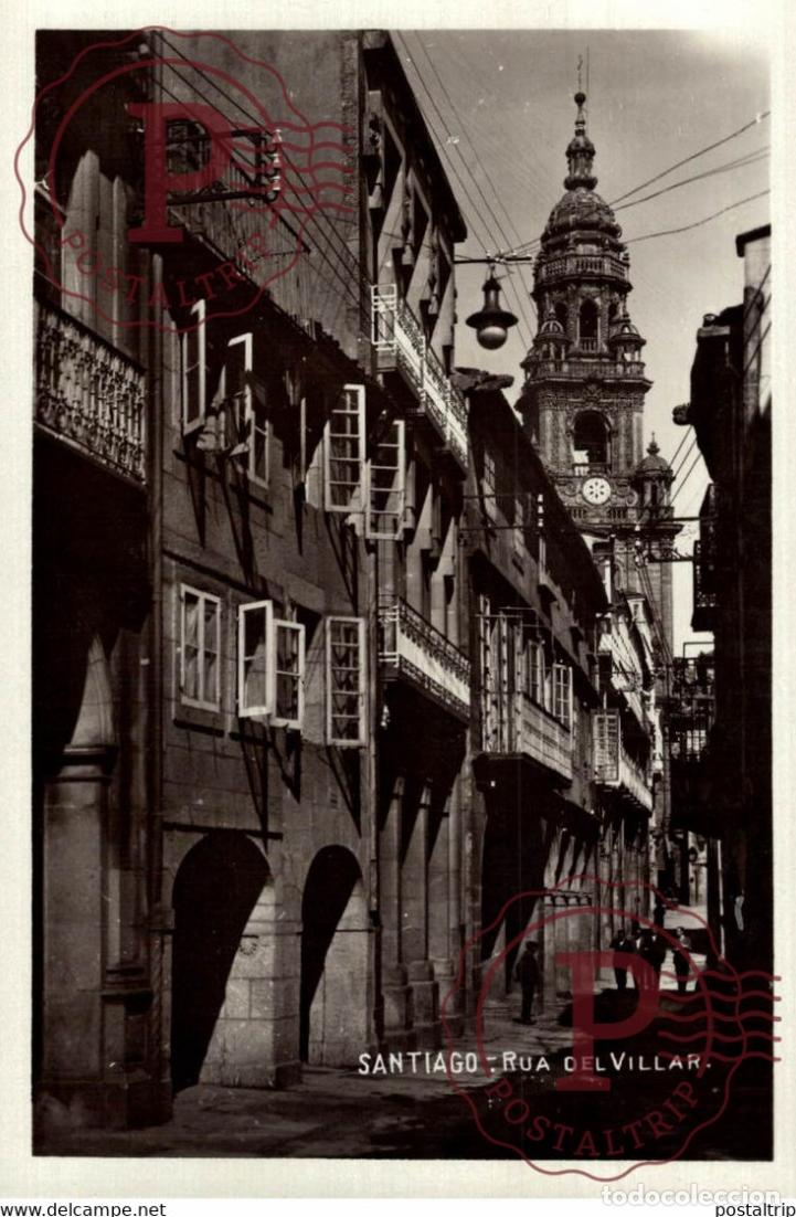 Cartoline: SANTIAGO RUA DEL VILLAR GALICIA ESPA&Ntilde;A ESPAGNE