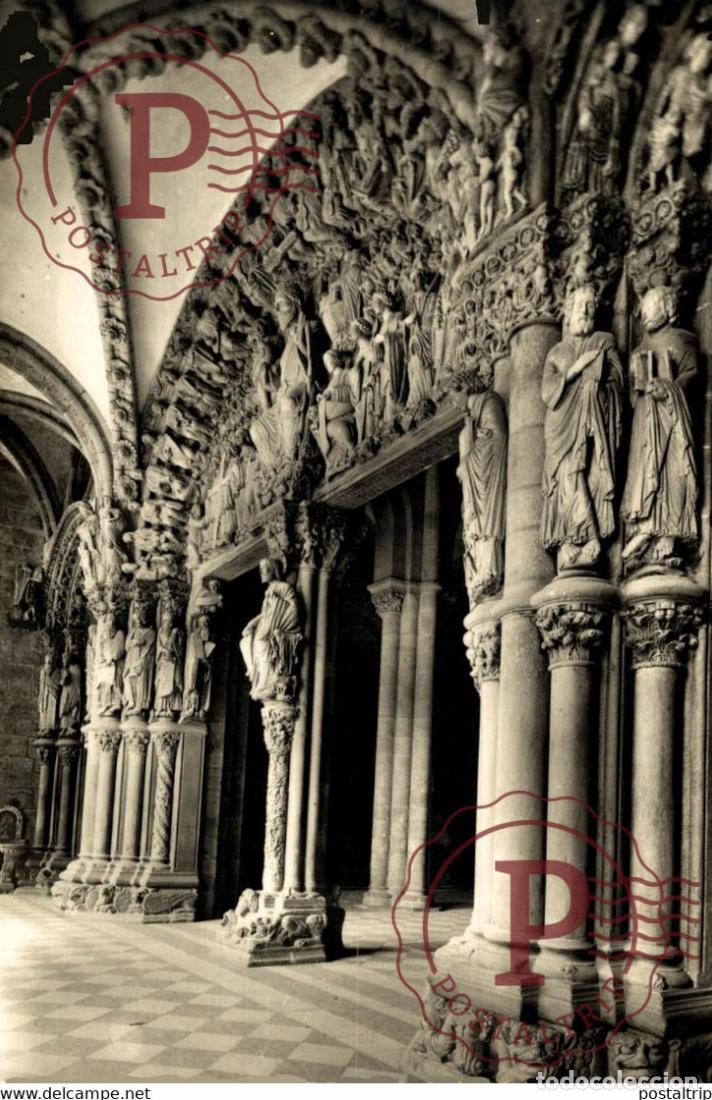 Cartoline: SANTIAGO DE COMPOSTELA CATEDRAL PORTICO DE LA GLORIA VISTA GENERAL GALICIA ESPA&Ntilde;A ESPAGNE