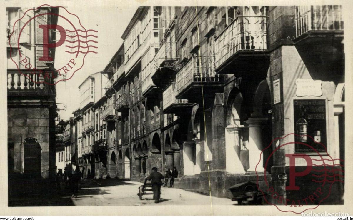 Cartoline: SANTIAGO RUA NUEVA GALICIA ESPA&Ntilde;A ESPAGNE