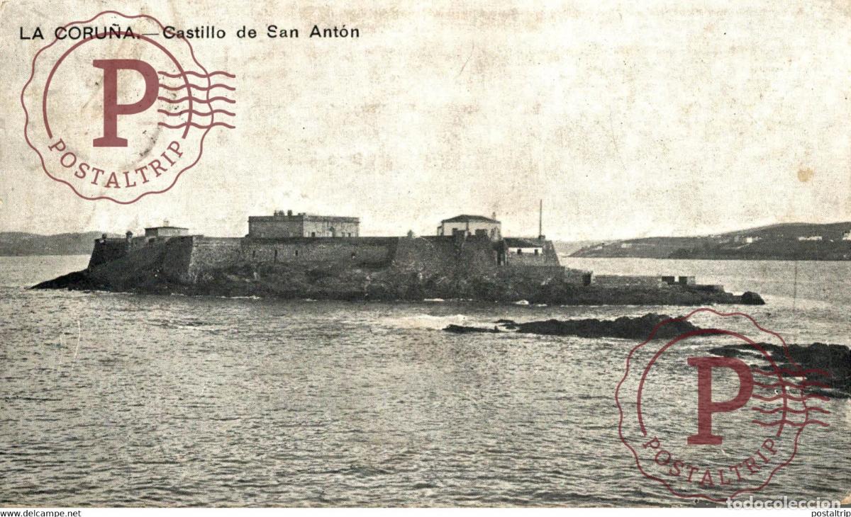 Cartoline: LA CORU&Ntilde;A CASTILLO DE SAN ANTON GALICIA ESPA&Ntilde;A ESPAGNE