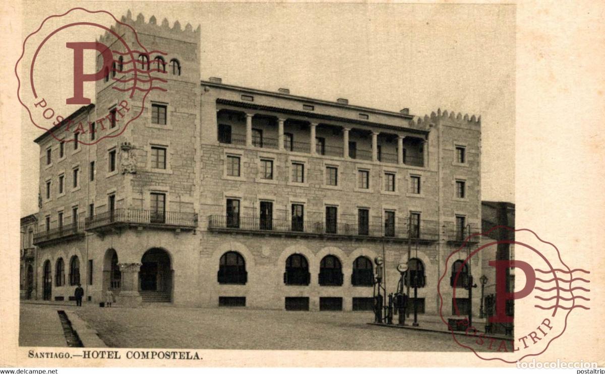 Cartoline: SANTIAGO HOTEL COMPOSTELA GALICIA ESPA&Ntilde;A ESPAGNE