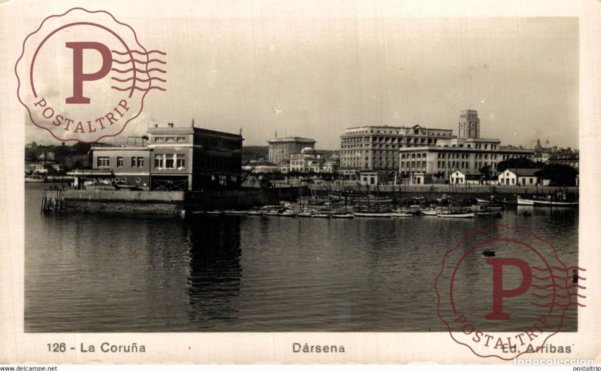 Cartoline: LA CORU&Ntilde;A D&Aacute;RSENA GALICIA ESPA&Ntilde;A ESPAGNE