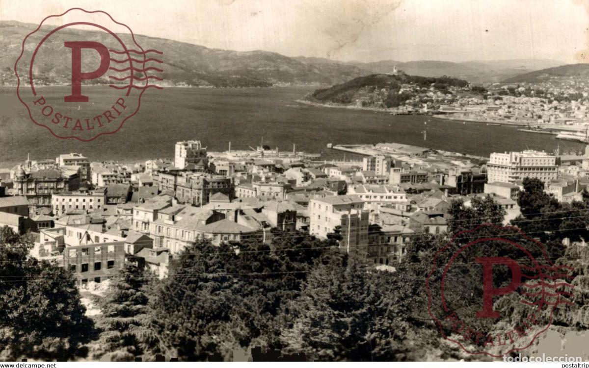Cartoline: VIGO VISTA PARCIAL LA GUIA GALICIA ESPA&Ntilde;A ESPAGNE