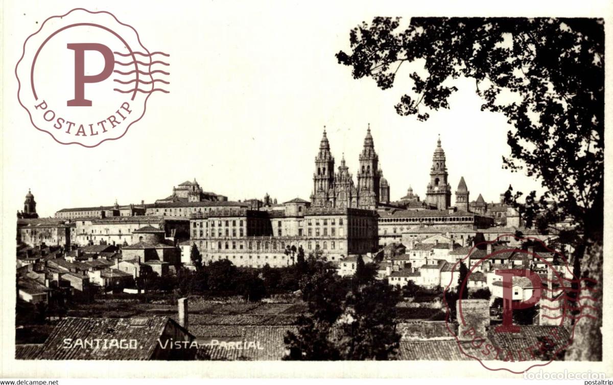 Cartoline: SANTIAGO VISTA PARCIAL GALICIA ESPA&Ntilde;A ESPAGNE