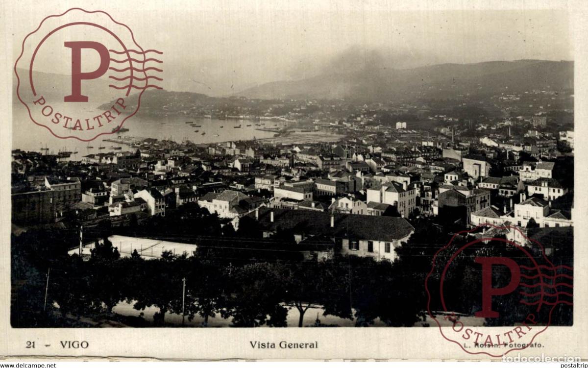 Cartoline: VIGO VISTA GENERAL GALICIA ESPA&Ntilde;A ESPAGNE