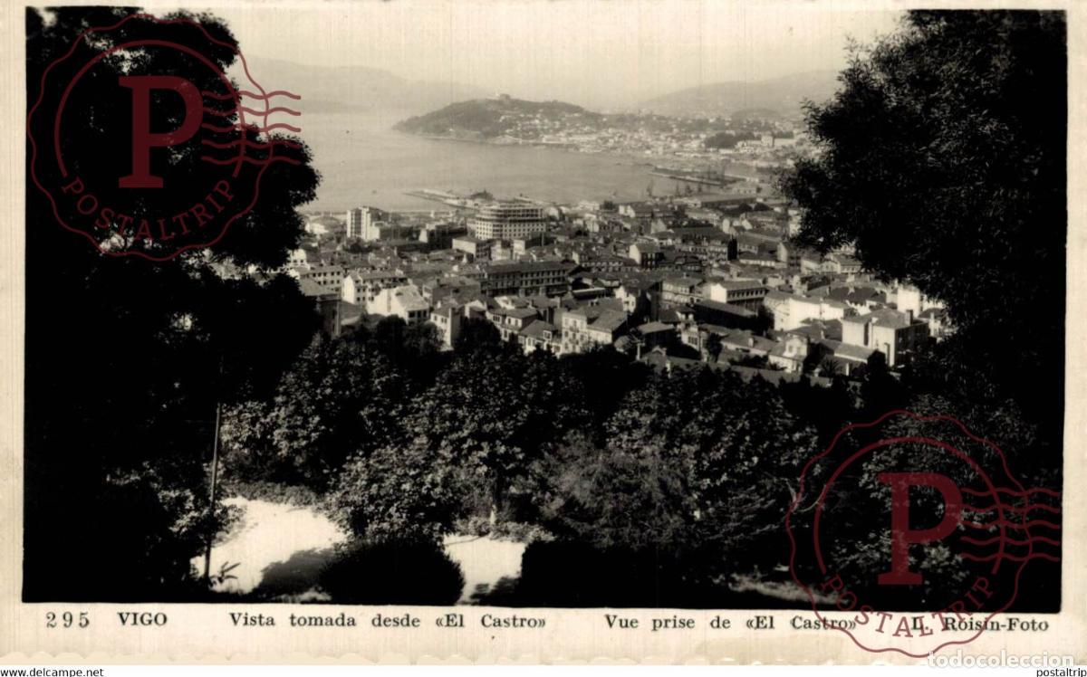 Cartoline: VIGO VISTA TOMADA DESDE EL CASTRO GALICIA ESPA&Ntilde;A ESPAGNE